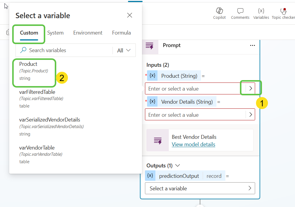 Configure Input